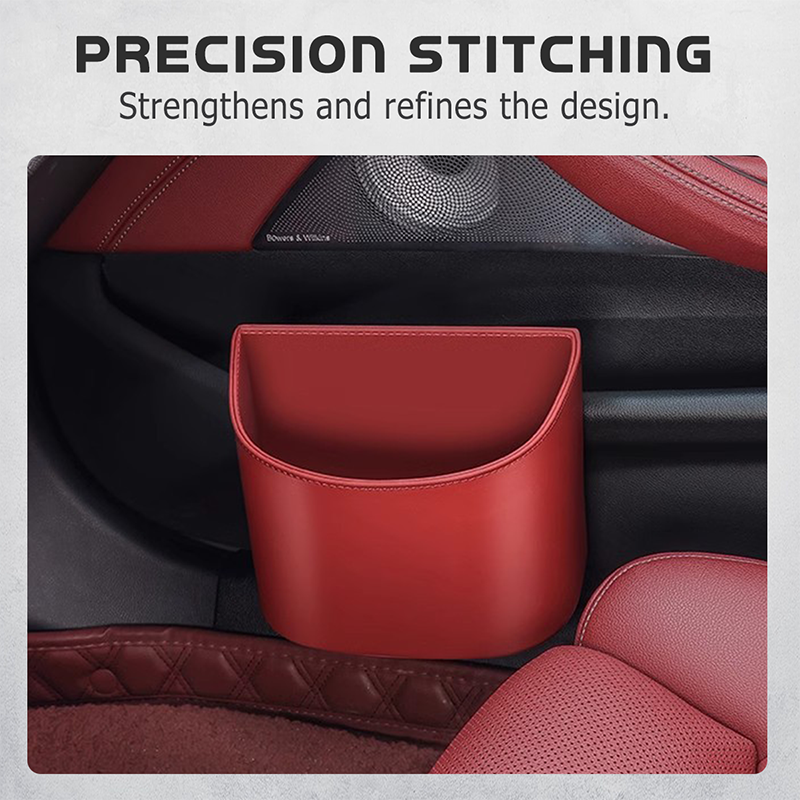 + 0% on the leather car door cup holder. Wide opening: easy access to drinks and phone. Clip-on fastening, secure hold. Durable and elegant PU leather.