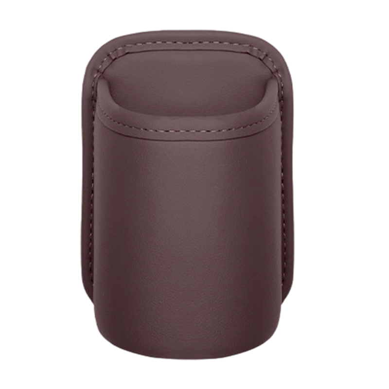 + 0% on the leather car door cup holder. Wide opening: easy access to drinks and phone. Clip-on fastening, secure hold. Durable and elegant PU leather.