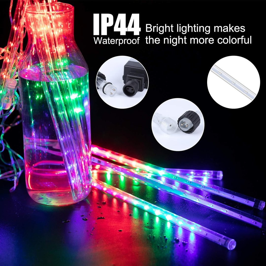 Lumières LED effet chute de neige