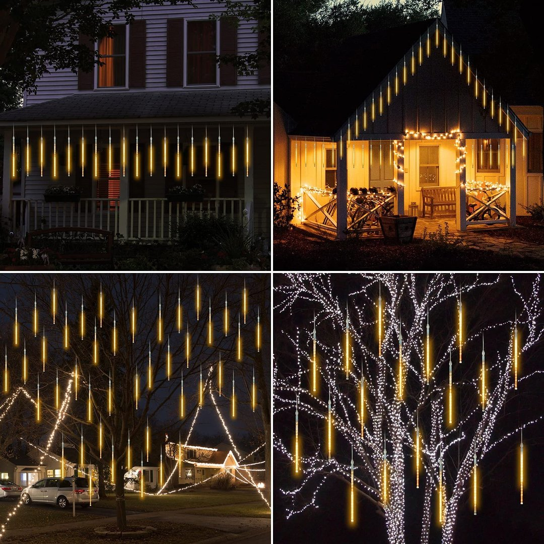 Lumières LED effet chute de neige