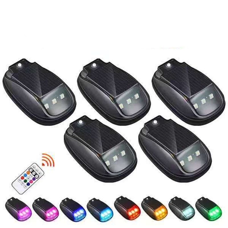 Lampe solaire étanche avec télécommande pour voiture - Vente chaude