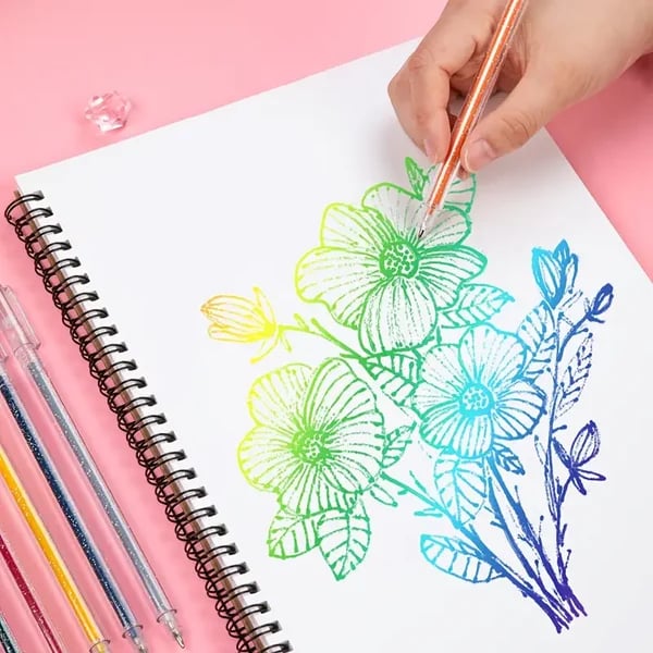 RÉDUCTION Stylos gel couleurs Couleurs vibrantes et créativité sans limite