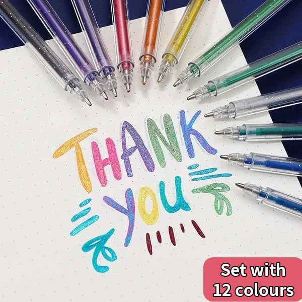 RÉDUCTION Stylos gel couleurs Couleurs vibrantes et créativité sans limite