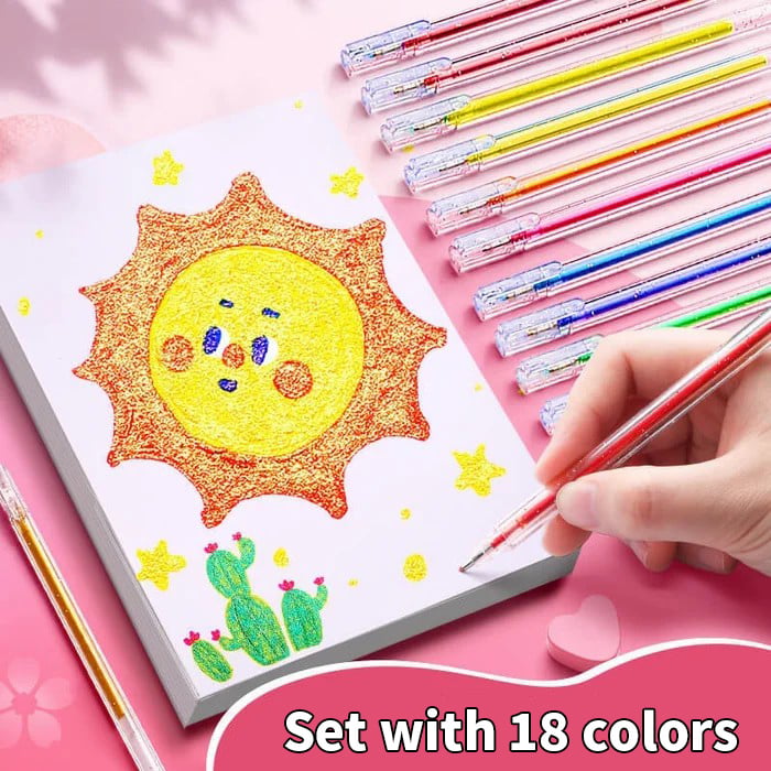 RÉDUCTION Stylos gel couleurs Couleurs vibrantes et créativité sans limite