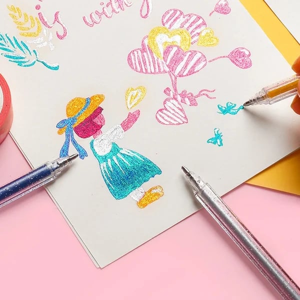 RÉDUCTION Stylos gel couleurs Couleurs vibrantes et créativité sans limite