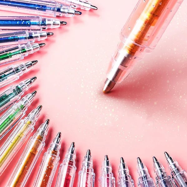 RÉDUCTION Stylos gel couleurs Couleurs vibrantes et créativité sans limite