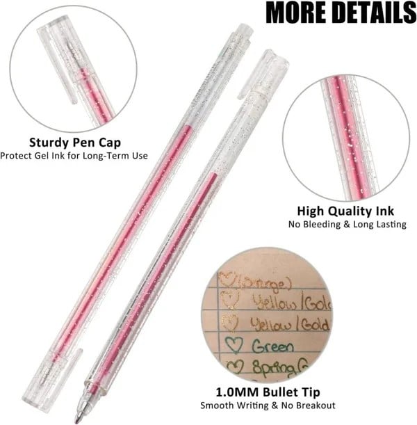 RÉDUCTION Stylos gel couleurs Couleurs vibrantes et créativité sans limite