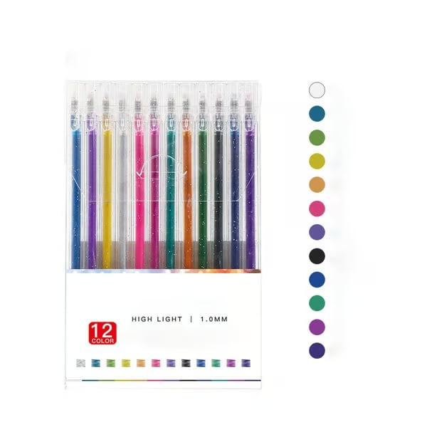 RÉDUCTION Stylos gel couleurs Couleurs vibrantes et créativité sans limite