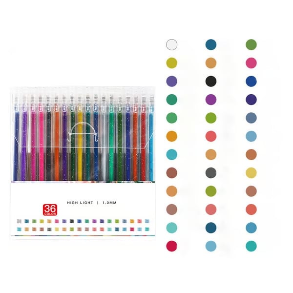 RÉDUCTION Stylos gel couleurs Couleurs vibrantes et créativité sans limite
