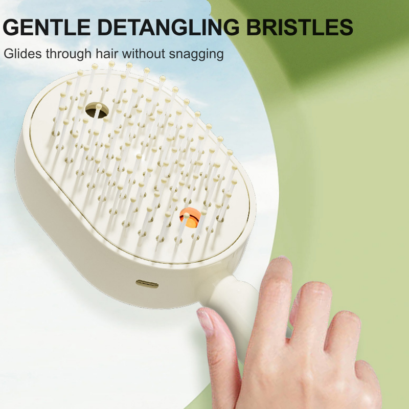 REDUCTION Brosse électrique Cheveux Spray Hydratant, Massage & Lissant Instantané