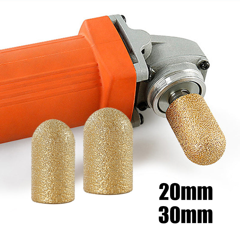 Tête de meulage ronde brasée sous vide, abrasive