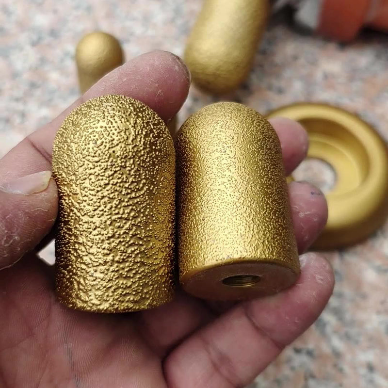 Tête de meulage ronde brasée sous vide, abrasive