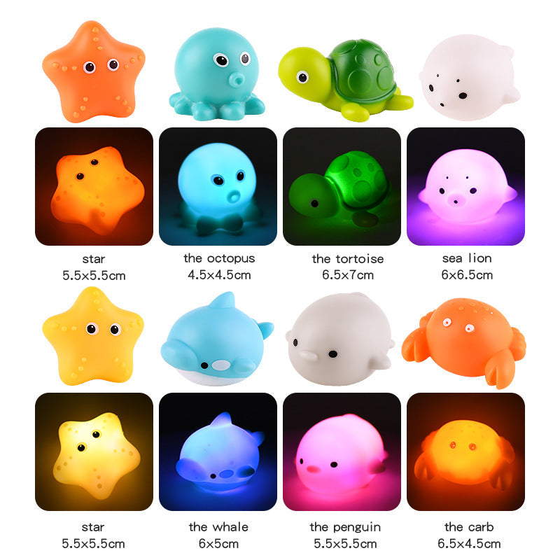 BATH BUDDIES - MAKE BATH TIME FUN - LIGHT-UP ANIMALS