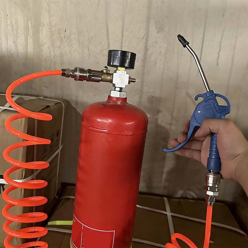 Air tank valve adapter
