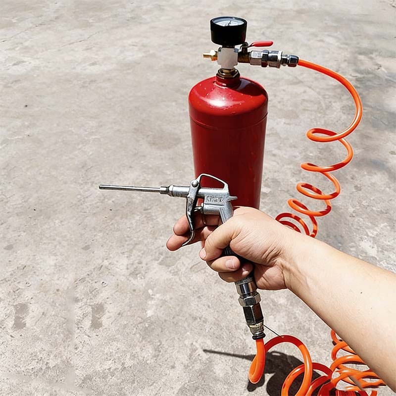 Air tank valve adapter
