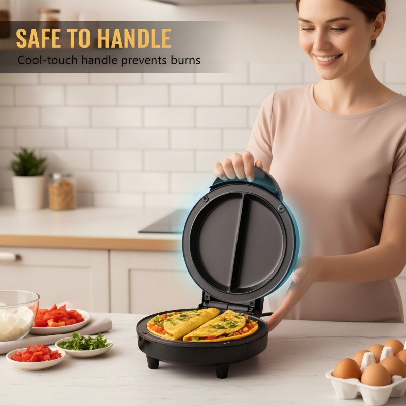 Plaque de cuisson électrique multifonction antiadhésive pour le petit-déjeuner