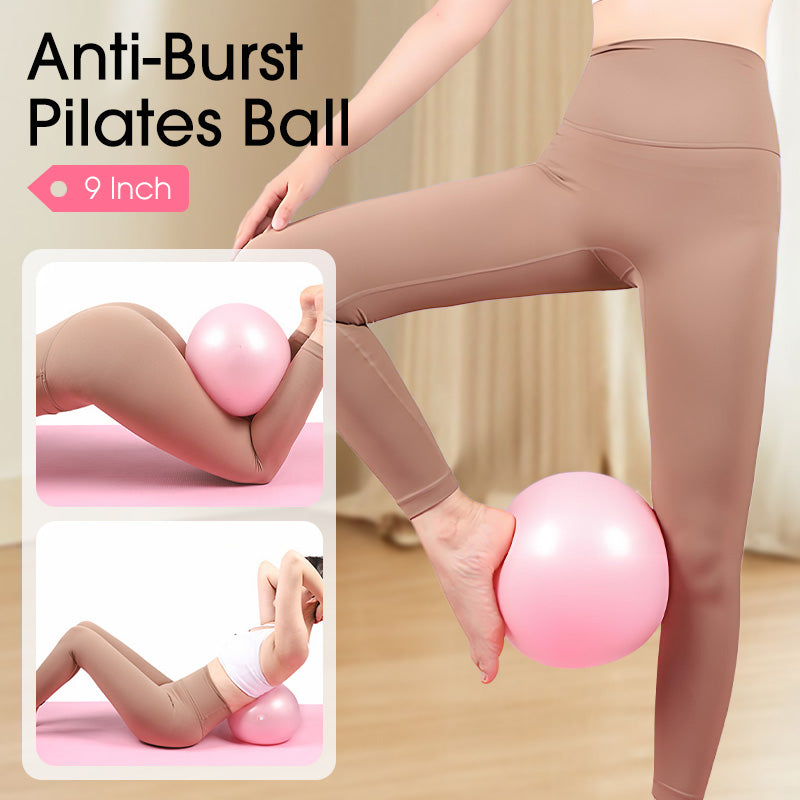 DE RÉDUCTION Ballon de Pilates anti-éclatement 9 pouces, pompe incluse et idéal pour le fitness