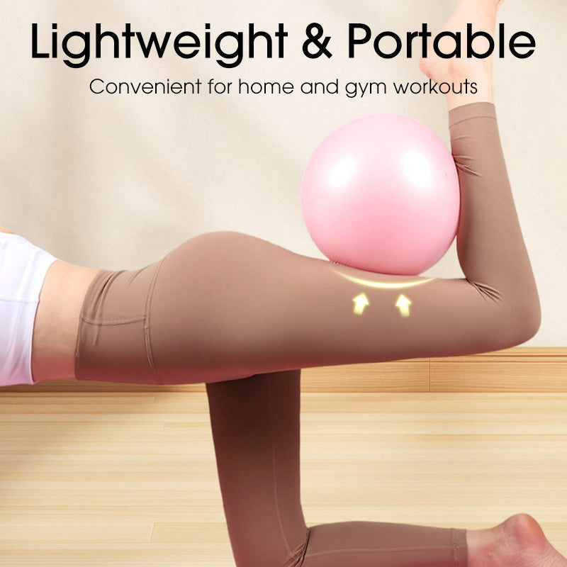 DE RÉDUCTION Ballon de Pilates anti-éclatement 9 pouces, pompe incluse et idéal pour le fitness