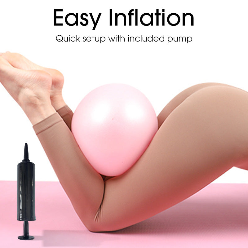 DE RÉDUCTION Ballon de Pilates anti-éclatement 9 pouces, pompe incluse et idéal pour le fitness