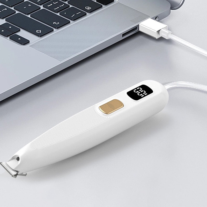 Rasoir électrique efficace et sûr pour animaux domestiques avec lumière LED