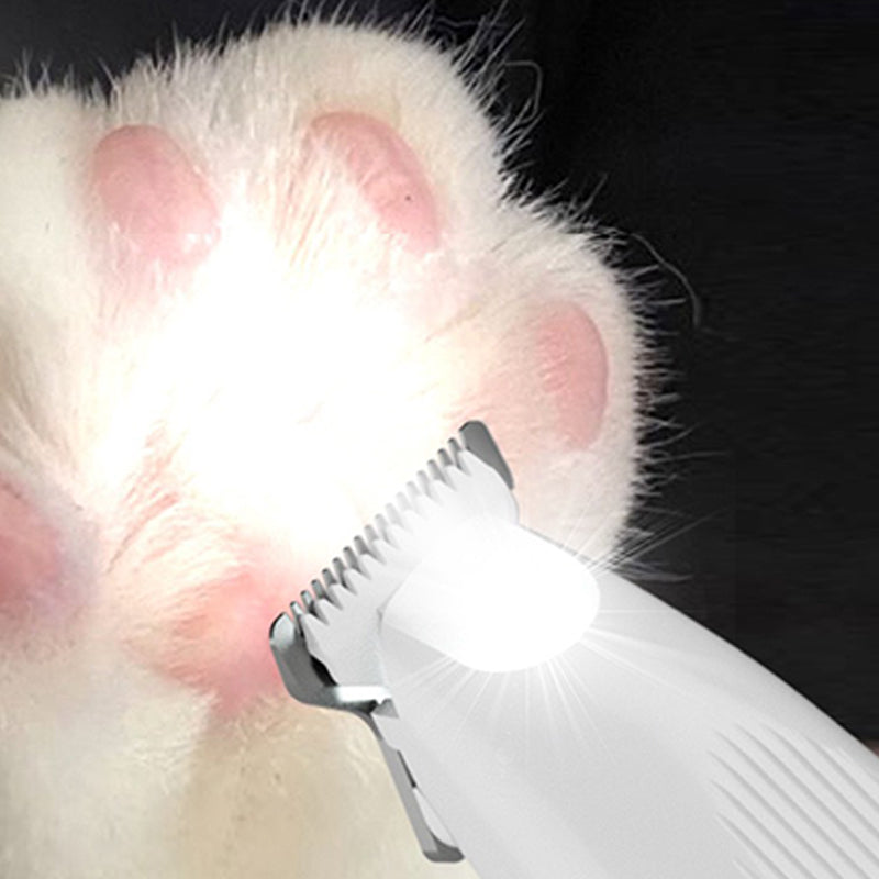 Rasoir électrique efficace et sûr pour animaux domestiques avec lumière LED