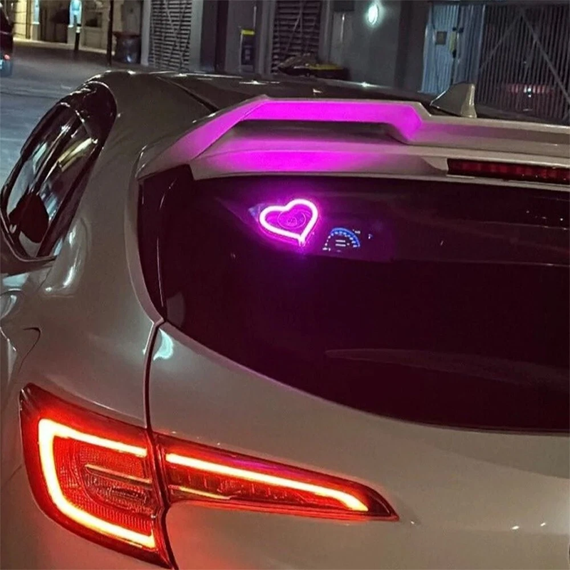 Éclairage d'ambiance solaire pour voiture | Romantique et sans fil
