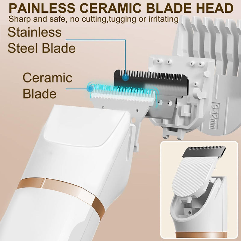 Tondeuse électrique 3 en 1 pour poils corporels, tondeuse sans fil pour poils intimes pour hommes