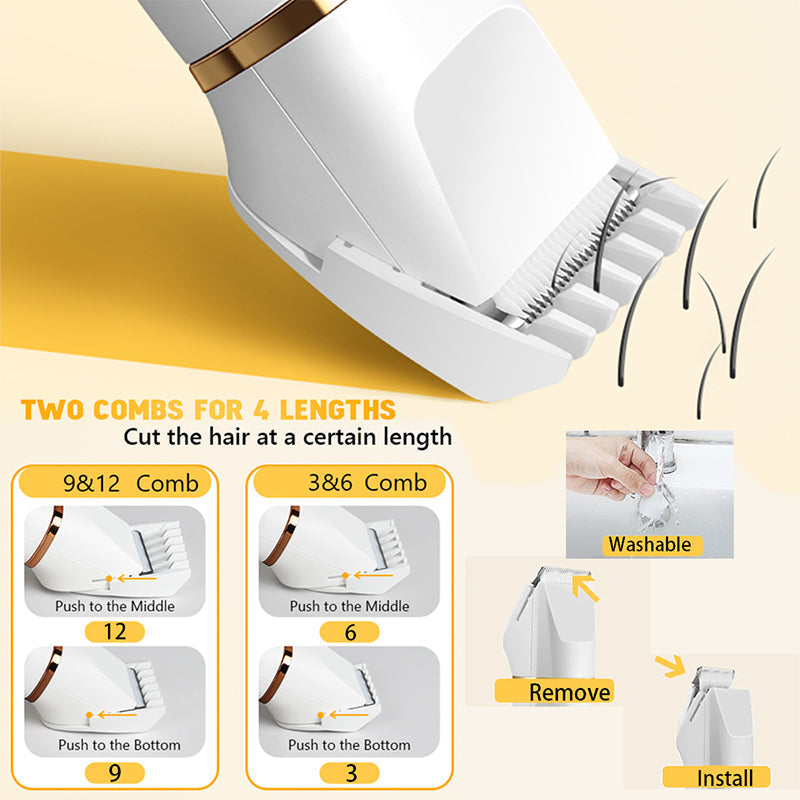 Tondeuse électrique 3 en 1 pour poils corporels, tondeuse sans fil pour poils intimes pour hommes