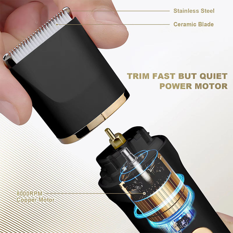 Tondeuse électrique 3 en 1 pour poils corporels, tondeuse sans fil pour poils intimes pour hommes