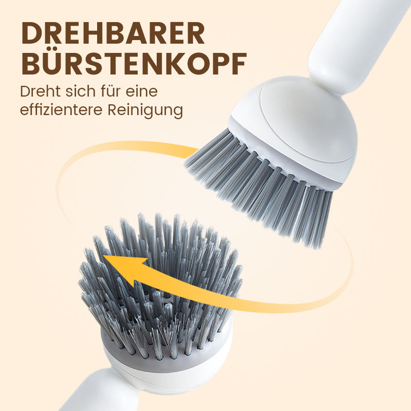 ACHETEZ 2, OBTENEZ-EN 1 GRATUITE Brosse de nettoyage rotative avec long manche pour la vaisselle et les casseroles