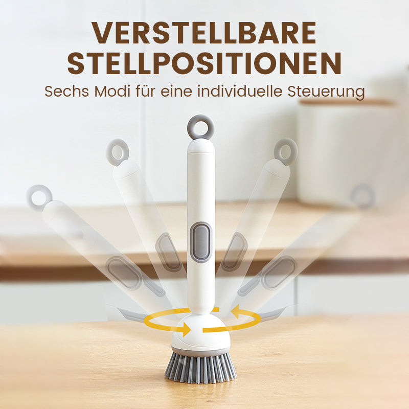 ACHETEZ 2, OBTENEZ-EN 1 GRATUITE Brosse de nettoyage rotative avec long manche pour la vaisselle et les casseroles