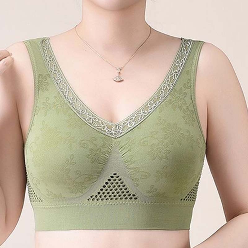 Offre spéciale à durée limitée Soutien-gorge sans armatures en dentelle à maintien élevé pour femme