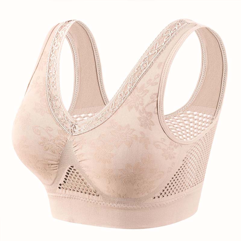 Offre spéciale à durée limitée Soutien-gorge sans armatures en dentelle à maintien élevé pour femme