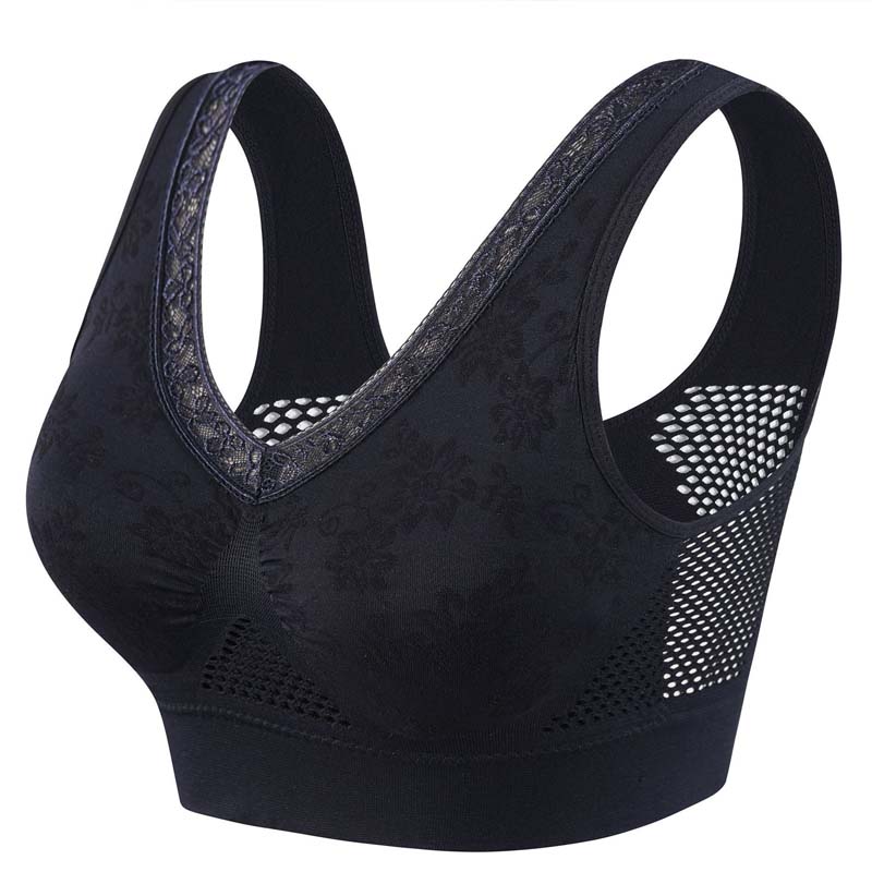 Offre spéciale à durée limitée Soutien-gorge sans armatures en dentelle à maintien élevé pour femme