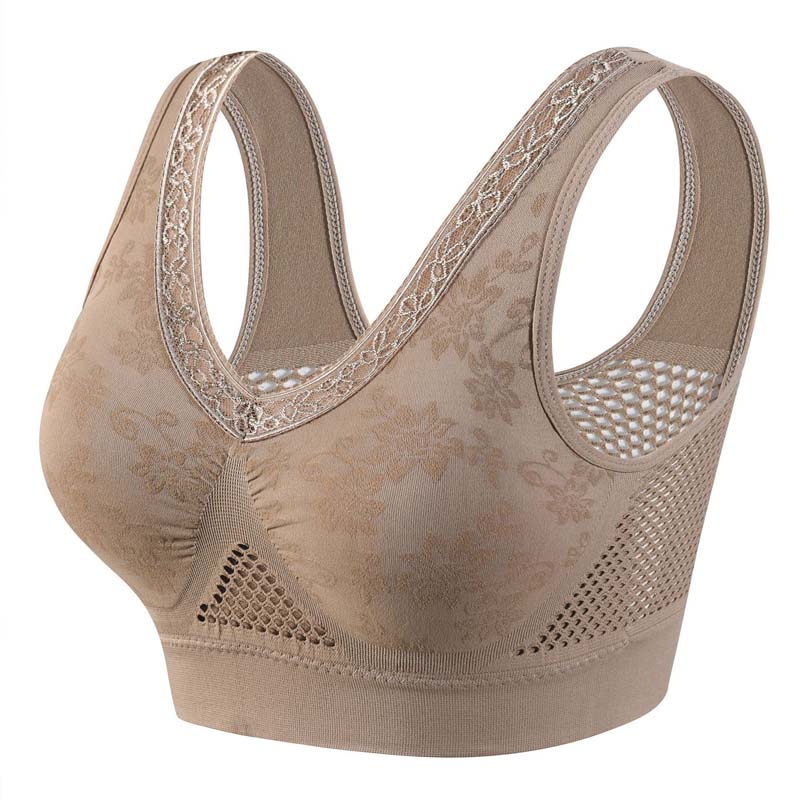 Offre spéciale à durée limitée Soutien-gorge sans armatures en dentelle à maintien élevé pour femme