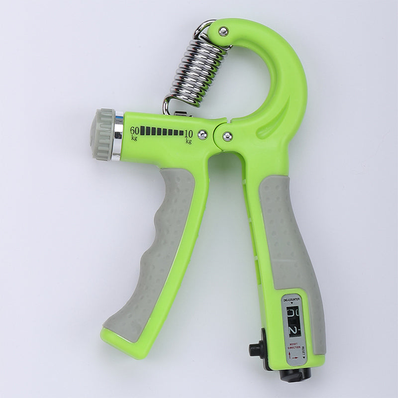EXERCICEUR DE POIGNET AVEC COMPTEUR NUMÉRIQUE ET RÉSISTANCE RÉGLABLE, RENFORCE LA PRÉHENSION, LA MOBILITÉ ET L'ENDURANCE POUR SPORTIFS ET DÉBUTANTS