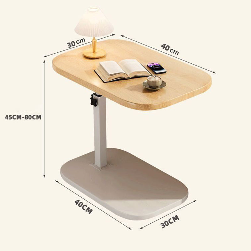Table pliante réglable en forme de C