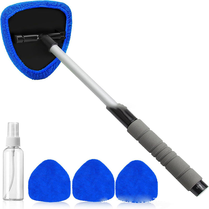 Kit de nettoyage pare-brise avec manche télescopique