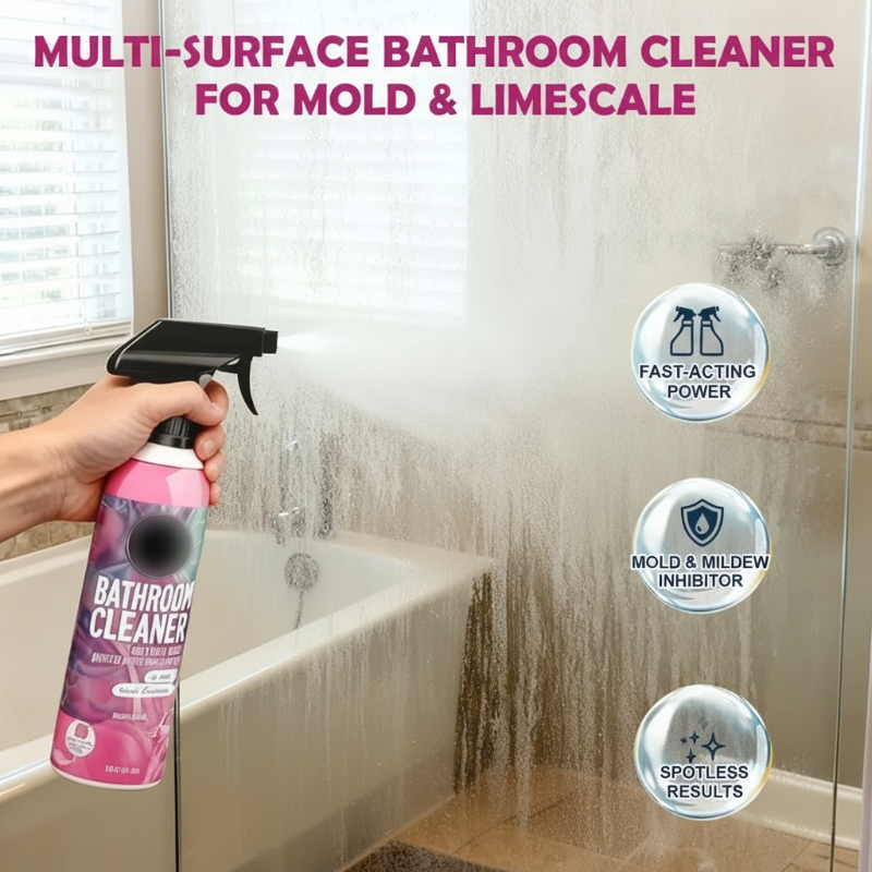 50% OFF Bathroom Multi-Surface Cleaner: Anti-Mold and Limescale