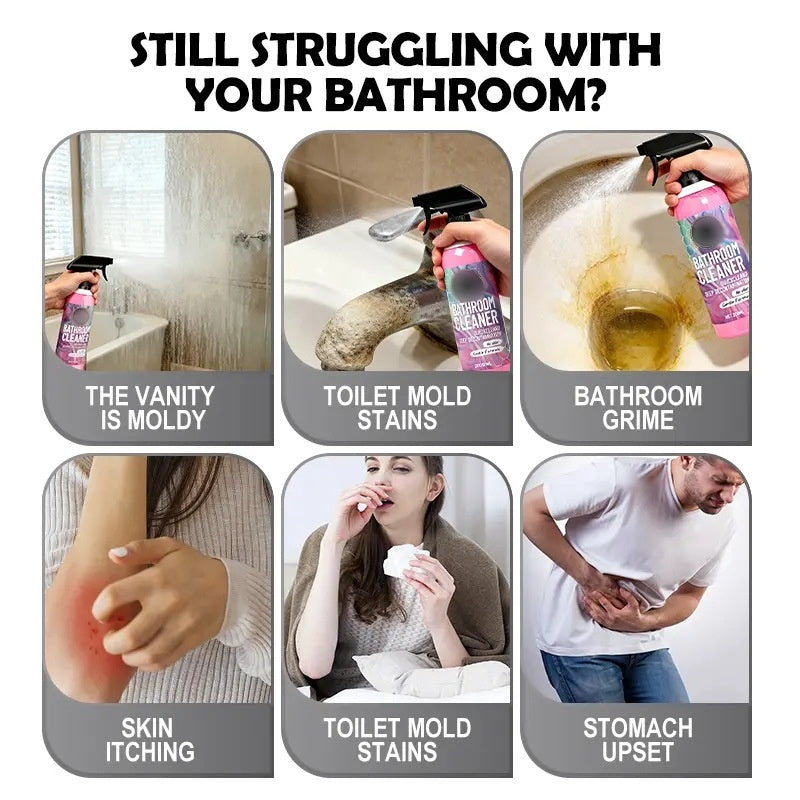 50% OFF Bathroom Multi-Surface Cleaner: Anti-Mold and Limescale