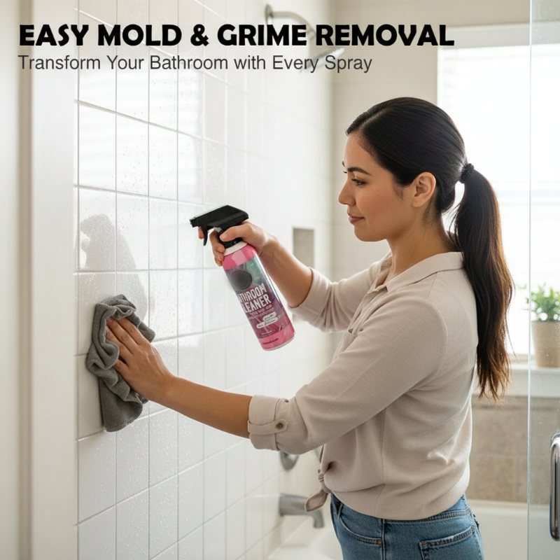 50% OFF Bathroom Multi-Surface Cleaner: Anti-Mold and Limescale
