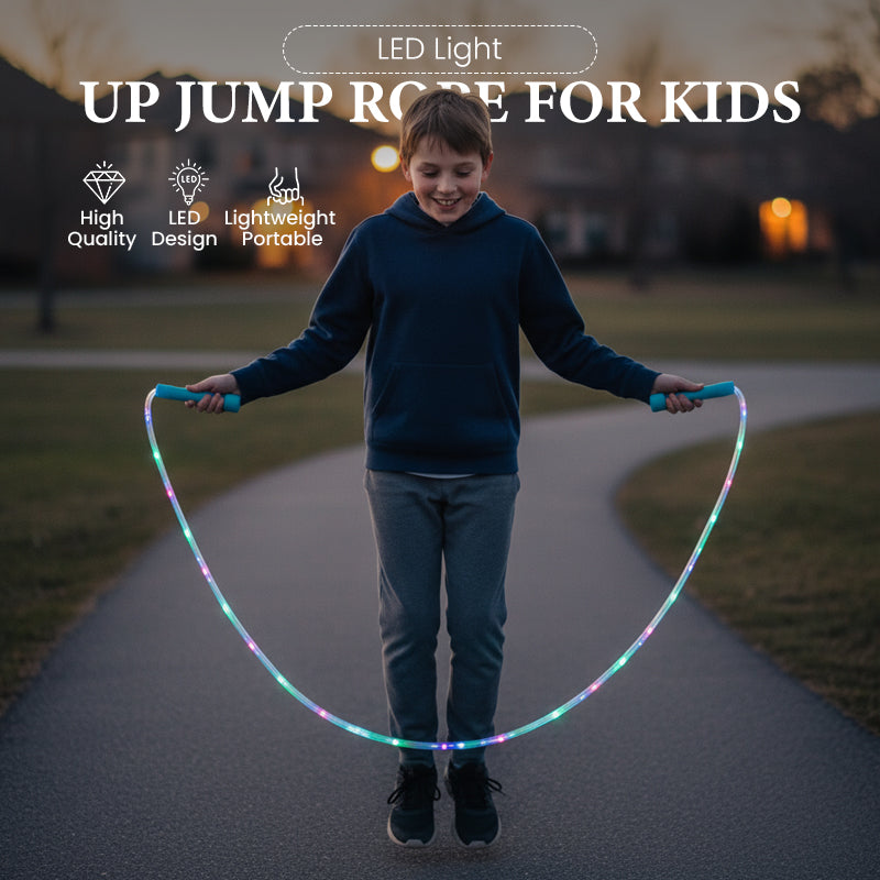 Corde à sauter lumineuse LED pour enfants