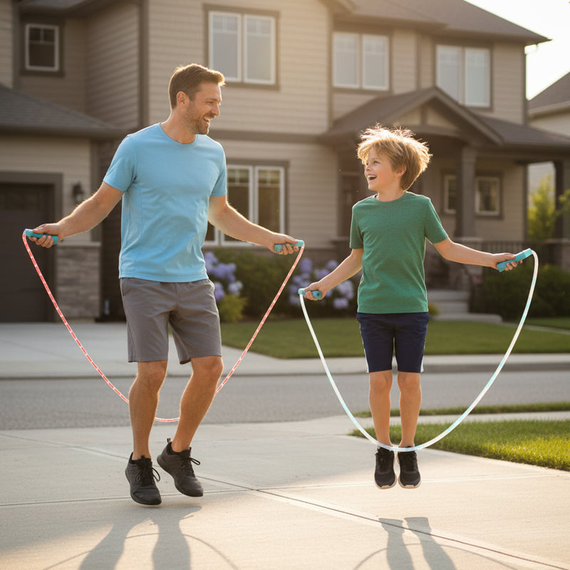 Corde à sauter lumineuse LED pour enfants