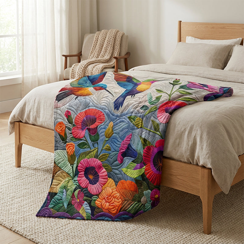 Floral Snuggly Soft Blanket
