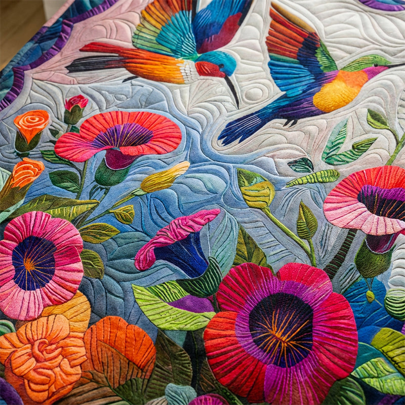 Floral Snuggly Soft Blanket