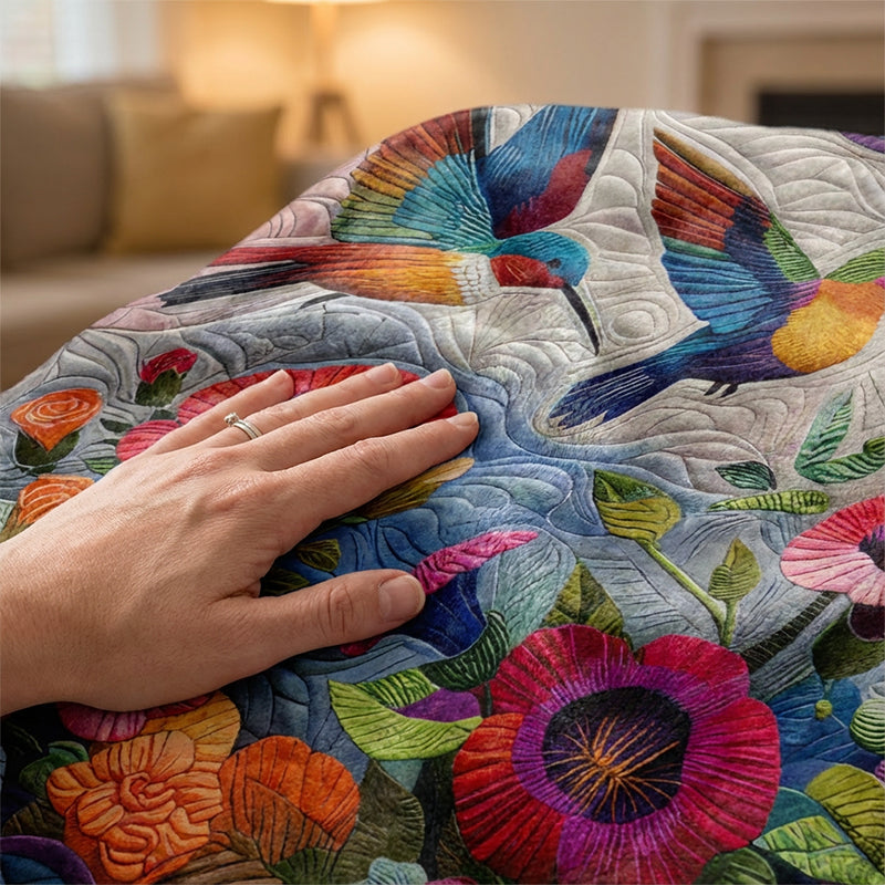 Floral Snuggly Soft Blanket