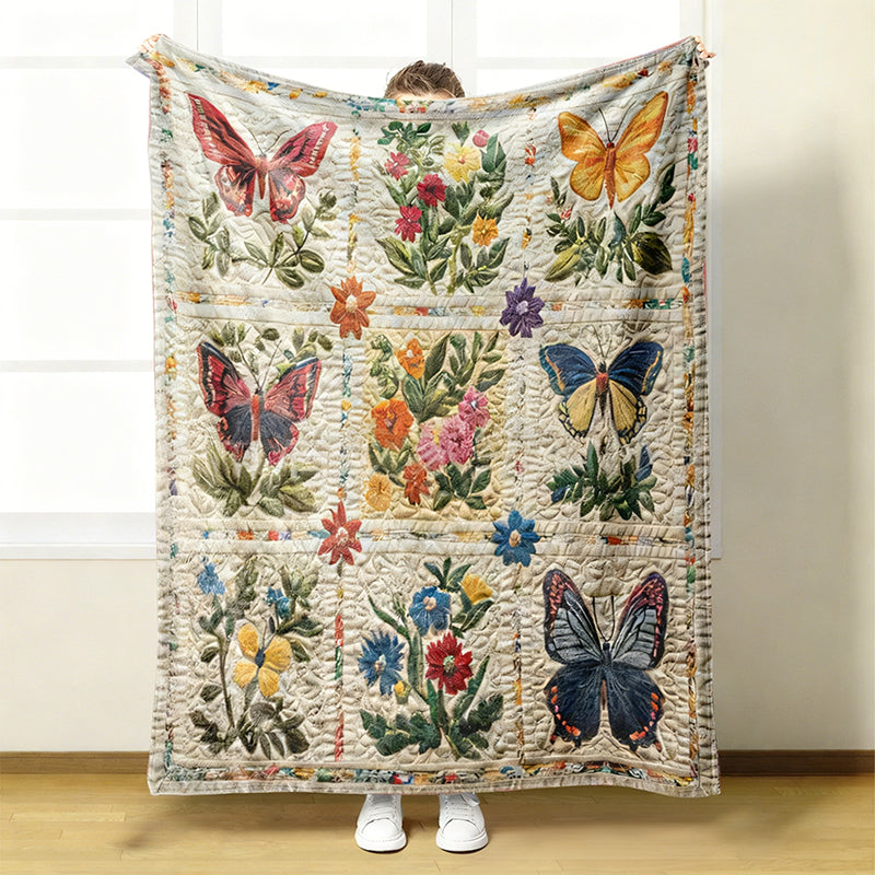 Floral Snuggly Soft Blanket