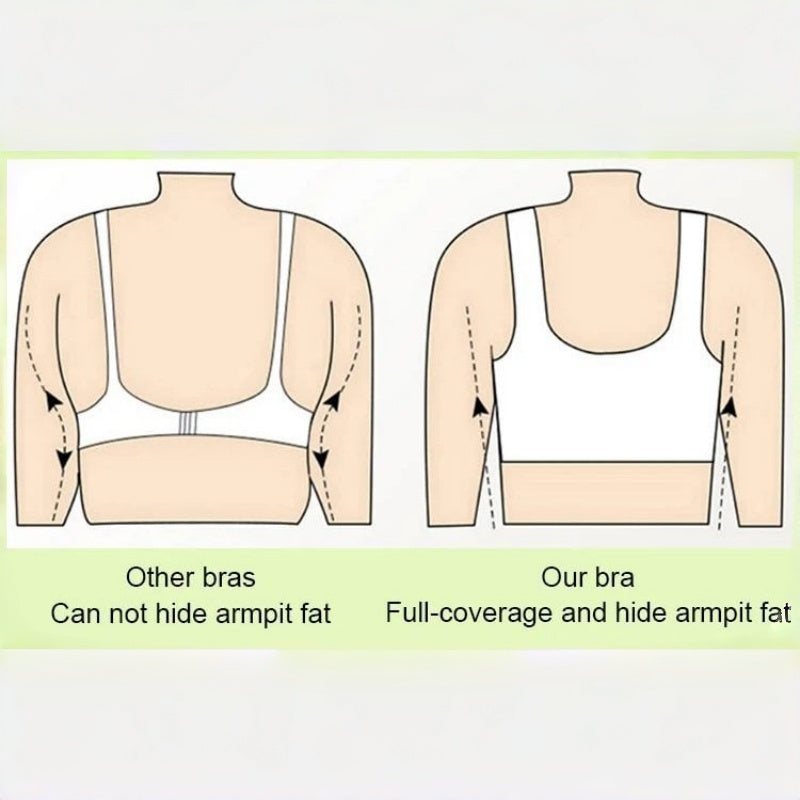 REDUCTION Full-coverage elegant and transparent bra for curvy women