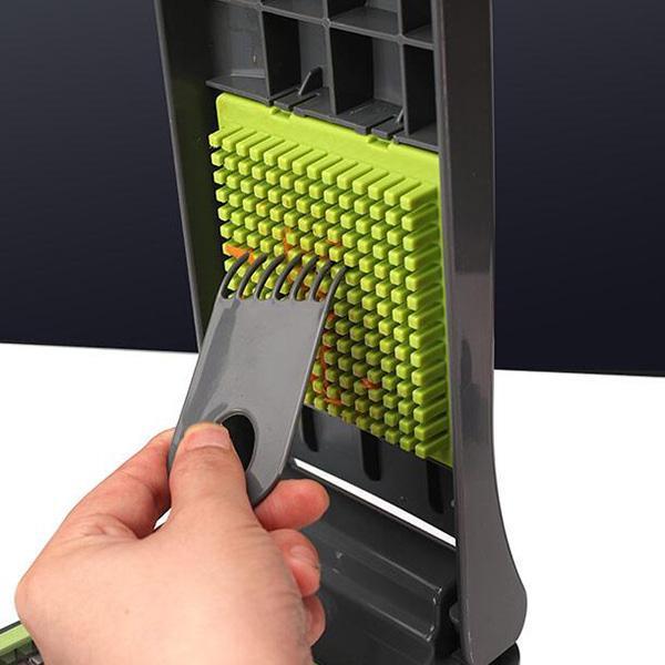 Multi-purpose vegetable slicer stainless steel blades, easy to clean, multiple cooking modes