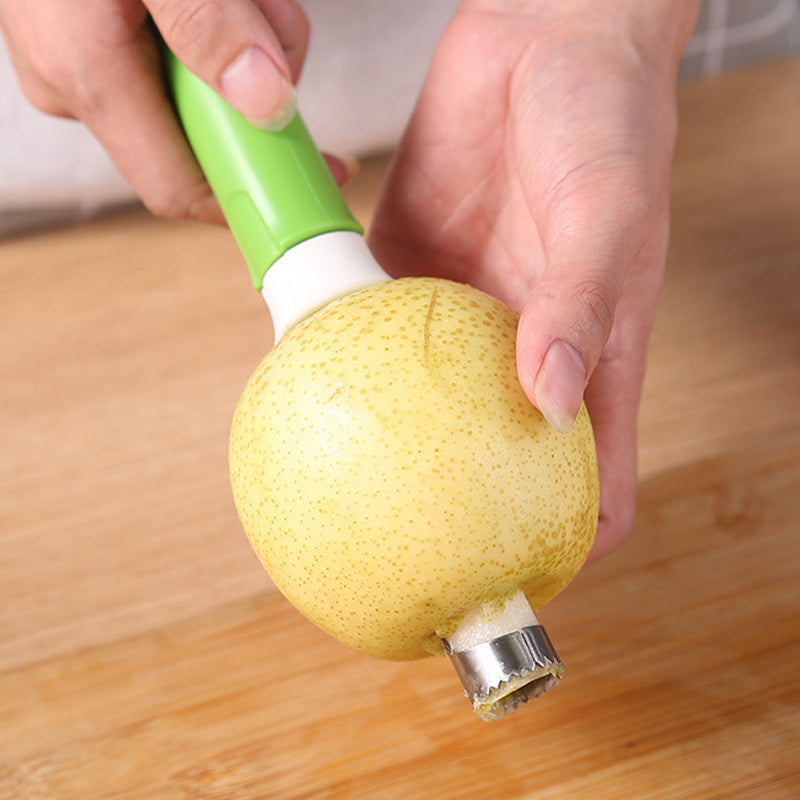 Outil de cuisine 2-en-1 en acier inoxydable avec poignée ergonomique